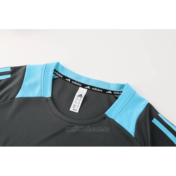 Chandal del Argentina Manga Corta 2024-2025 Gris - Pantalon Corto